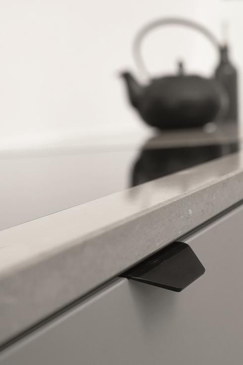 Furnipart - Blaze 2 - greb i aluminium børstet mat sort CC20mm L60mm B39,5